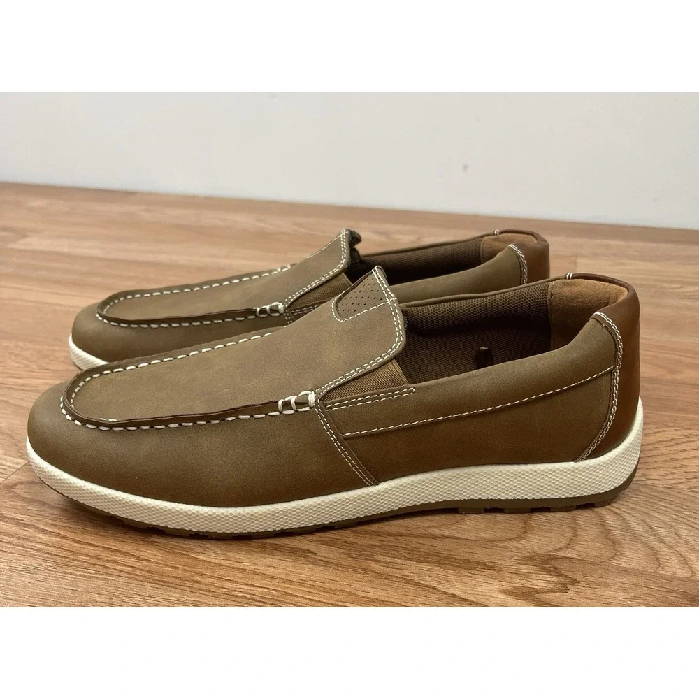 St. John's Bay Casual Loafers Dry + Cool Memory Foam Slip-on‎ Men's Size 8.5 NEW